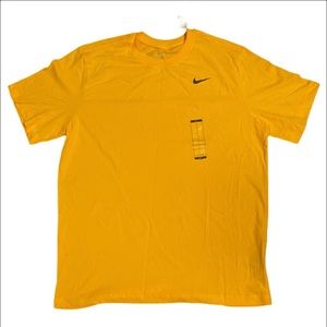 Nike Men’s Large Yellow Athletic Dri-Fit Shirt